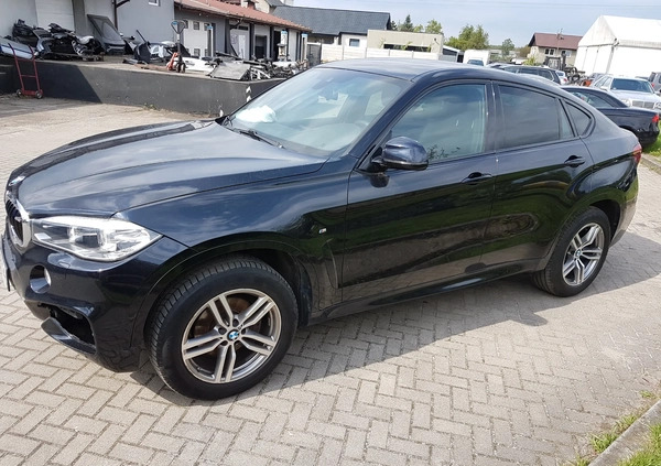 BMW X6 cena 92500 przebieg: 84900, rok produkcji 2018 z Przasnysz małe 596